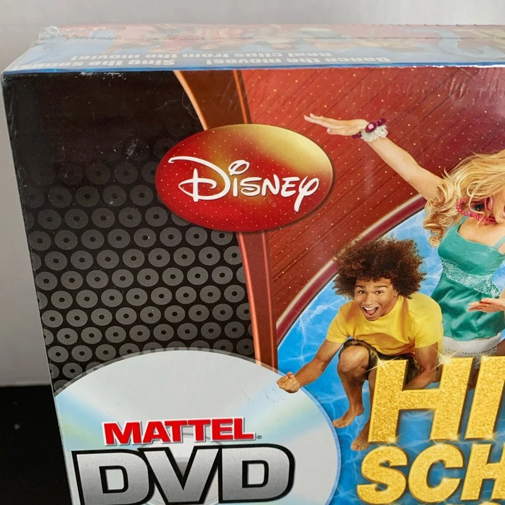 NWT Mattel Y2K Disney High School Musical Game 2 DVDs Sing Dance Board Game 6+